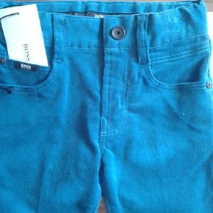 BLUE CORDUROY BABY PANTS